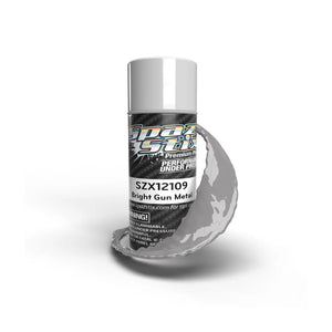 Spaz Stix Bright Gunmetal Aerosol Paint, 3.5oz (SZX12109)