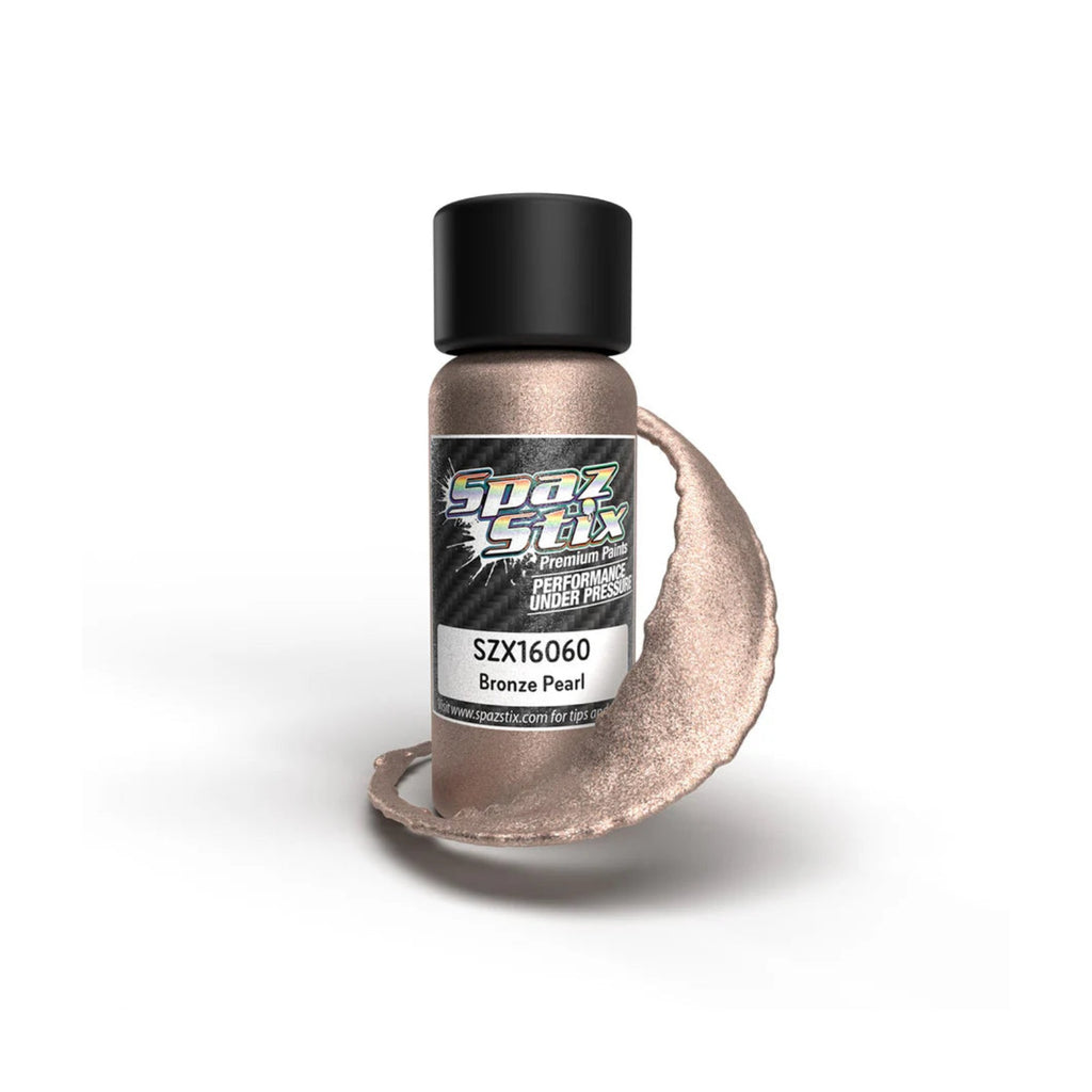 Spaz Stix Bronze Pearl Airbrush Ready Paint, 2oz product photo