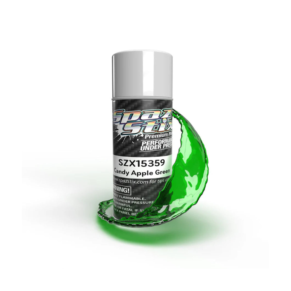 Spaz Stix Candy Apple Green Aerosol Paint, 3.5oz product photo
