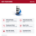 Spaz Stix Candy Blue Aerosol Paint, 3.5oz key features