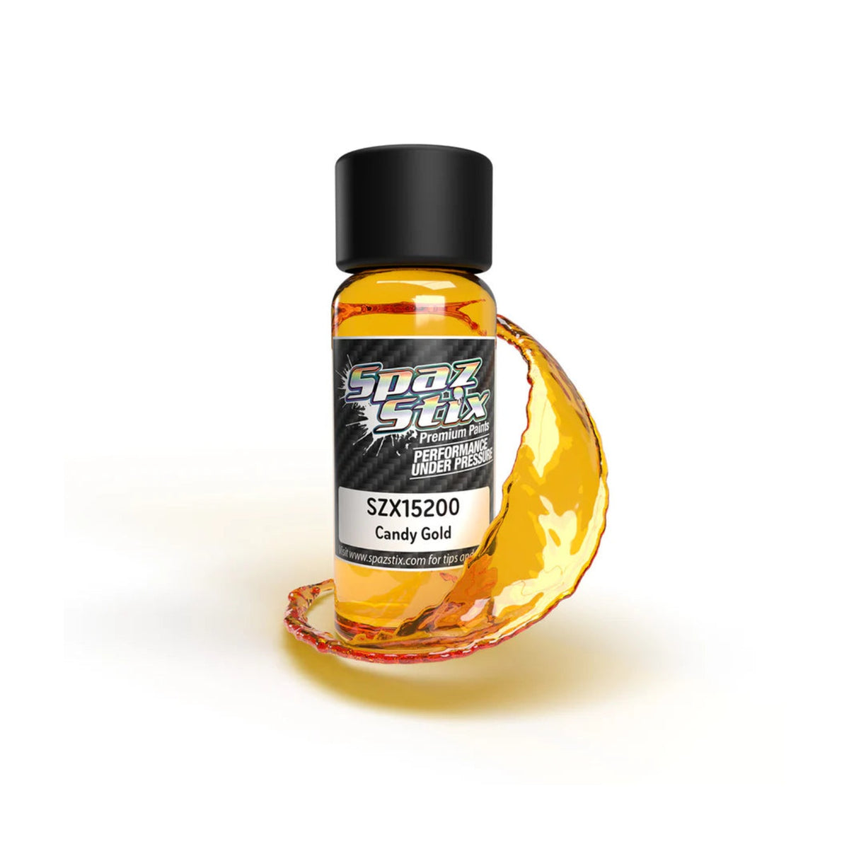 Spaz Stix Candy Gold Airbrush Ready Paint, 2oz product photo