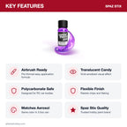 Spaz Stix Candy Purple Airbrush Ready Paint, 2oz key features