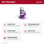 Spaz Stix Candy Purple Dynamite Aerosol Paint, 3.5oz key features