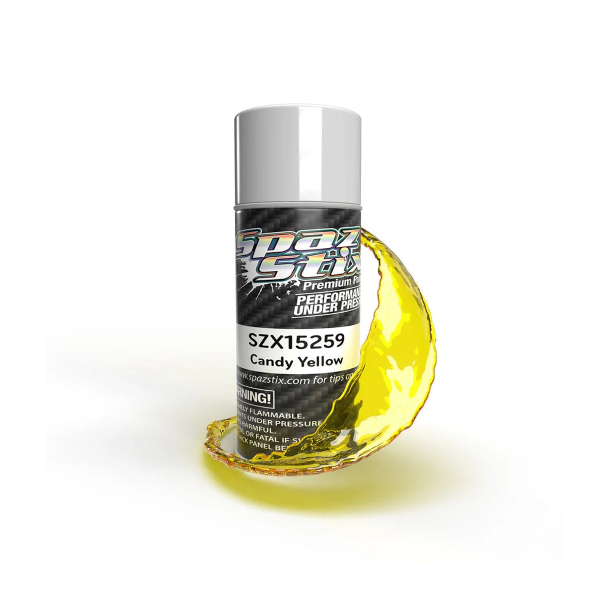 Spaz Stix Candy Yellow Aerosol Paint, 3.5oz product photo