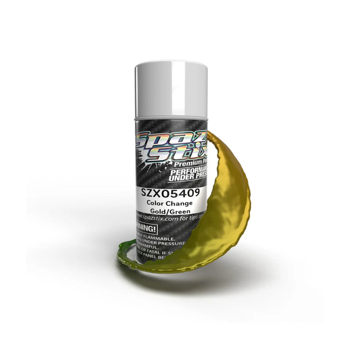 Spaz Stix Color Change Gold/Green Aerosol Paint, 3.5oz product photo