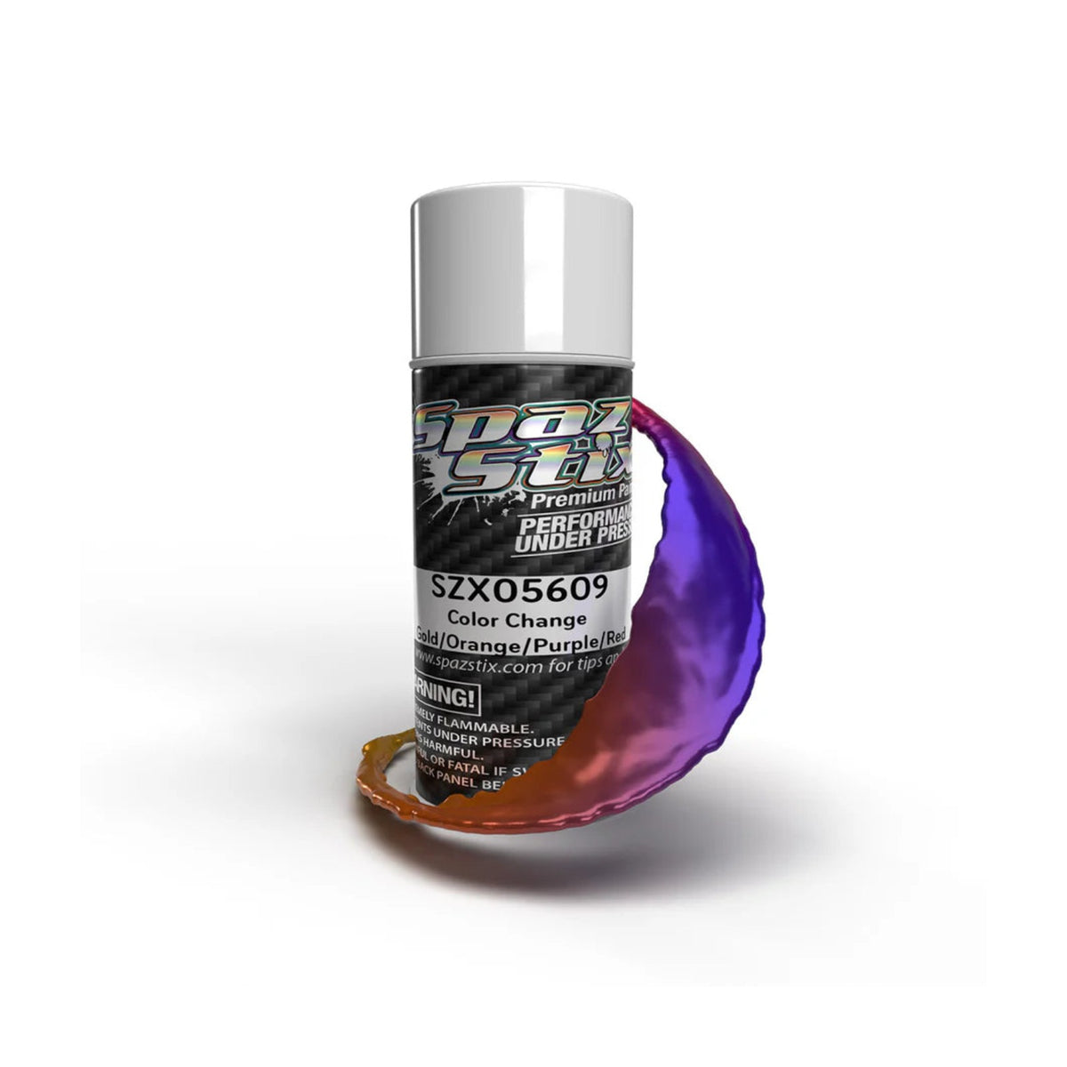 Spaz Stix Color Change Gold/Orange/Purple/Red Aerosol Paint, 3.5oz product photo