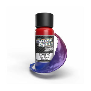 Spaz Stix Color Change Blue/Red Airbrush Ready Paint, 2oz (SZX05100)