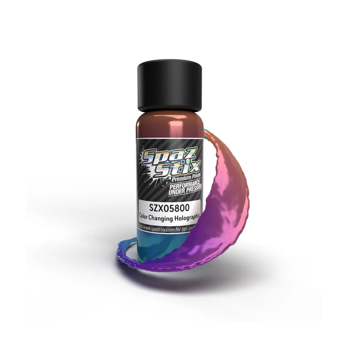 Spaz Stix Color Change Holographic Airbrush Ready Paint, 2oz product photo