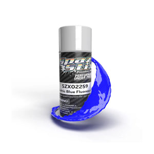 Spaz Stix Electric Blue Fluorescent Aerosol Paint, 3.5oz (SZX02259)