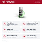Spaz Stix Green Pearl Aerosol Paint, 3.5oz key features