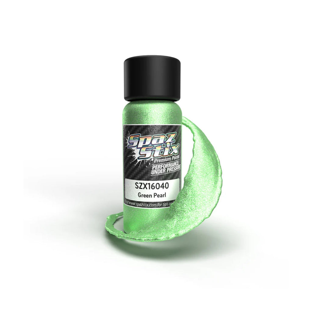 Spaz Stix Green Pearl Airbrush Ready Paint, 2oz product photo