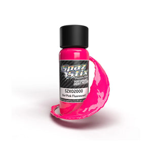 Spaz Stix Hot Pink Fluorescent Airbrush Ready Paint, 2oz (SZX02000)