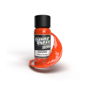 Spaz Stix Inferno Orange Airbrush Ready Paint, 2oz (SZX12920)