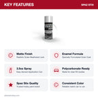 Spaz Stix No-Shine Matte Clear Coat Aerosol, 3.5oz key features