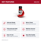 Spaz Stix Red Mirror Chrome Airbrush Ready Paint, 2oz key features