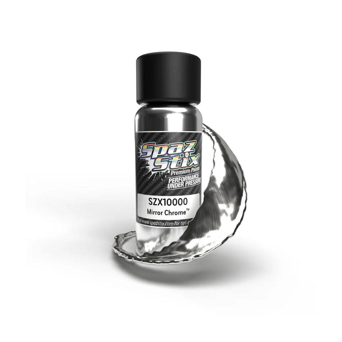 Spaz Stix Ultimate Mirror Chrome Airbrush Ready Paint, 2oz product photo
