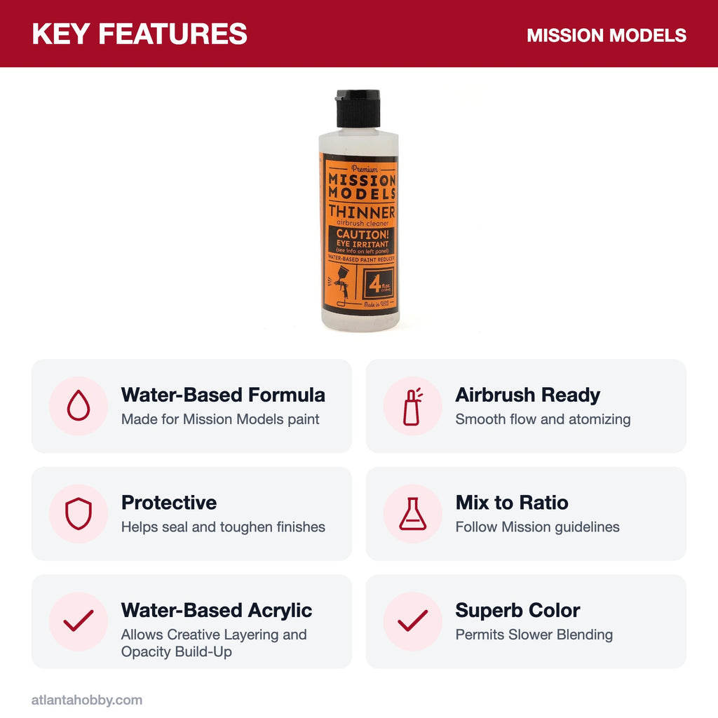 Mission Models Thinner Reducer, 4oz key features