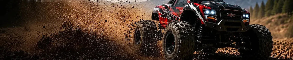 RC car and truck banner
