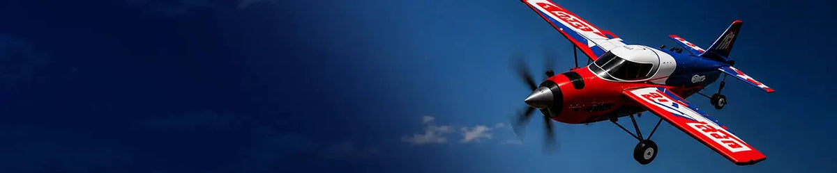 RC airplane banner