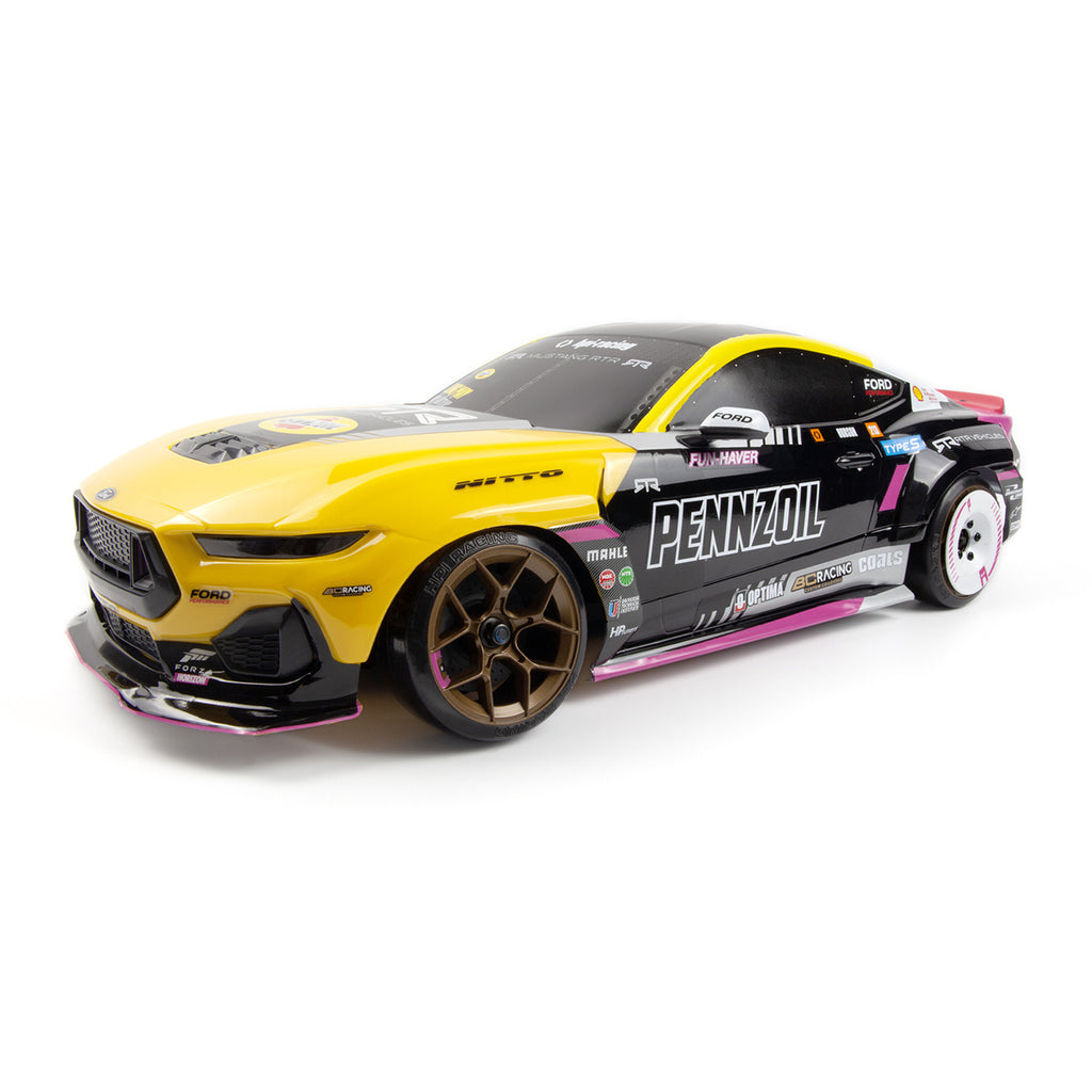 HPI Racing Stage-D10 Flux Ford Mustang B.Hobson HPI161009, front three-quarter view