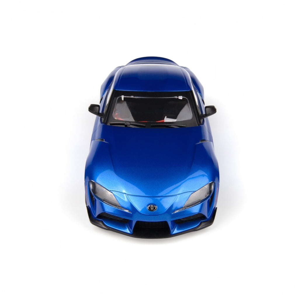 HPI Racing Stage-D24 2024 Toyota GR Supra Metallic Blue HPI161268, front view from above