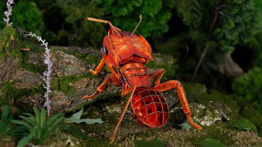 Leafcutting Kraft Paper Puzzle :MKBB0004