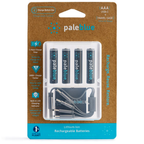 Pale Blue Lithium Ion Rechargeable AAA Batteries 4pk