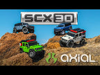 1/30 SCX30 Ford Bronco 4X4 RTR Brushed Rock Crawler (Battery & Charger Included), Blue