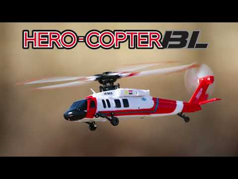 Rage Hero-Copter BL, 4-Blade RTF Brushless RTF Heli, Coast Guard (RGR6151)