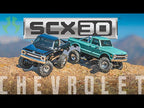 1/30 SCX30 Chevrolet K10 4X4 RTR Rock Crawler (Battery & Charger Included), Green