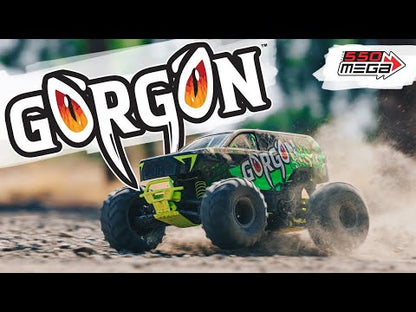 1/10 GORGON 4X2 Monster Truck (Includes battery & charger): Yellow/Green: ARA3230ST1