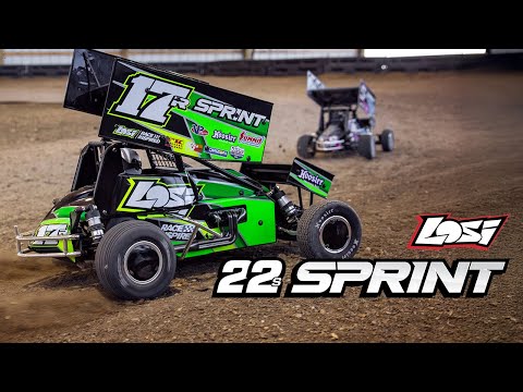 1/10 22S Sprint, RTR, 2WD Red (Includes Battery & Charger) : LOS-2359