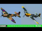 Rage Curtiss P-40 Warhawk Micro RTF Airplane with PASS System (RGRA1305)