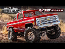 Load and play video in Gallery viewer, 1/18 TRX-4M Chevrolet K10 High Trail: Red
