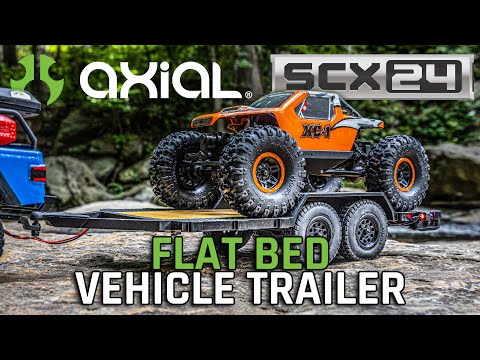 Axial 1/24 SCX24 SCX24 Flat Bed Vehicle Trailer (AXI00009)