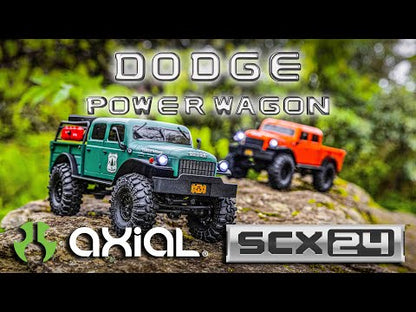 1/24 SCX24 1940’s Dodge Power Wagon RTR (Includes batttery & charger): Orange
