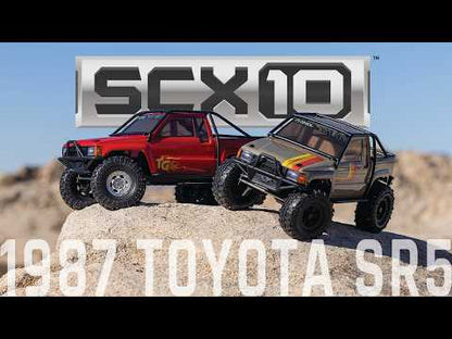 1/10 SCX10 III 1987 Toyota SR5 4X4 RTR Rock Crawler Red