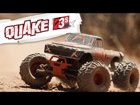 1/10 QUAKE 223S 2WD Monster Truck (Requires Battery & Charger): Purple