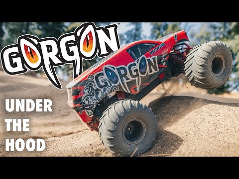 1/10 GORGON 4X2 Monster Truck Kit (includes battery and charger): Black: ARA3230SKT1