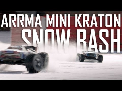1/16 Mini KRATON 3S DSC 4X4 Brushless Speed Truck , Black/Red (Needs battery and charger):ARA250