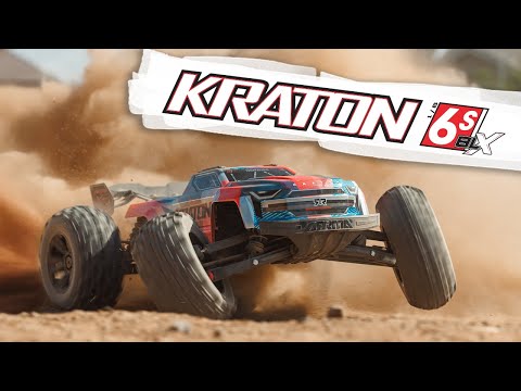 ARRMA 1/8 Kraton 6S, 4WD, BLX (Requires battery & charger): (Green/Black) (ARA8608V6T3)
