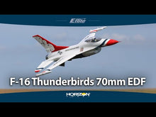 Load and play video in Gallery viewer, F-16 Thunderbirds 70mm EDF BNF Basic (NEW)
