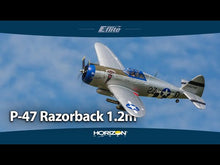 Load and play video in Gallery viewer, P-47 Razorback 1.2m PNP
