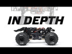1/18 Mini LMT Megalodon 2S 4X4 RTR Monster Truck (Battery & Charger Included), Blue :LOS01026T3