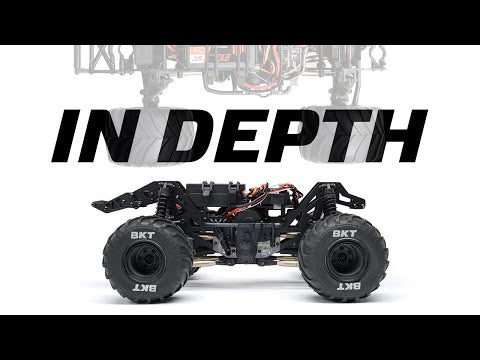 1/18 Mini LMT Megalodon 2S 4X4 RTR Monster Truck (Battery & Charger Included), Blue :LOS01026T3