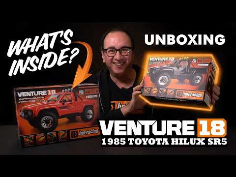 HPI Racing 1/18 Venture Flux 1985 Toyota Hilux SR5, Brushless, Red (HPI160803)