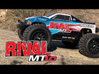 Associated RIVAL MT10 1/10 Scale RTR Electric Brushless 4WD Monster Truck V2, Red Team (ASC20518)