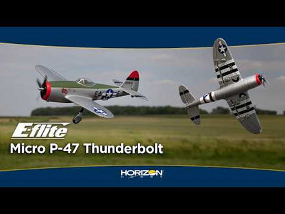 Micro P-47 Thunderbolt 625mm BNF Basic w/ AS3X+/SAFE Select