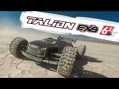 ARRMA 1/7 Talion 6S EXB 4x4 RTR Brushless Speed Truck, Black (ARA7707V6T1)