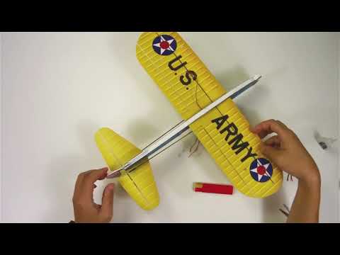 Dancing Wings PT-17 450mm includes Motor, ESC, and servos (E2504)